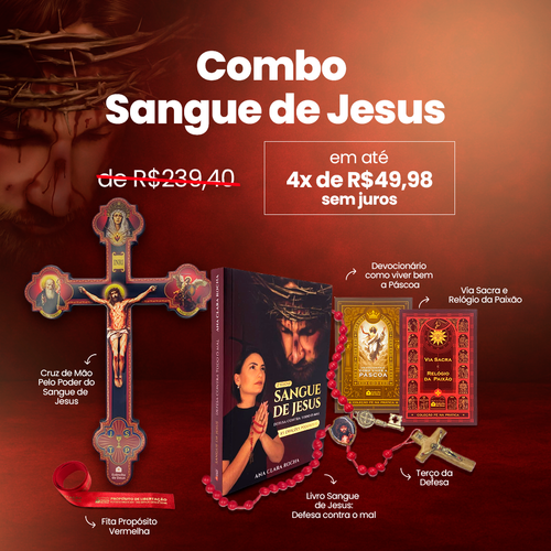 Combo Sangue de Jesus | Exército de Deus