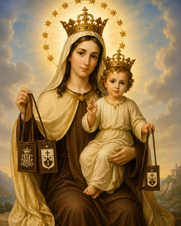 Muito Além de um Amuleto: O Verdadeiro Significado do Escapulário de Nossa Senhora do Carmo