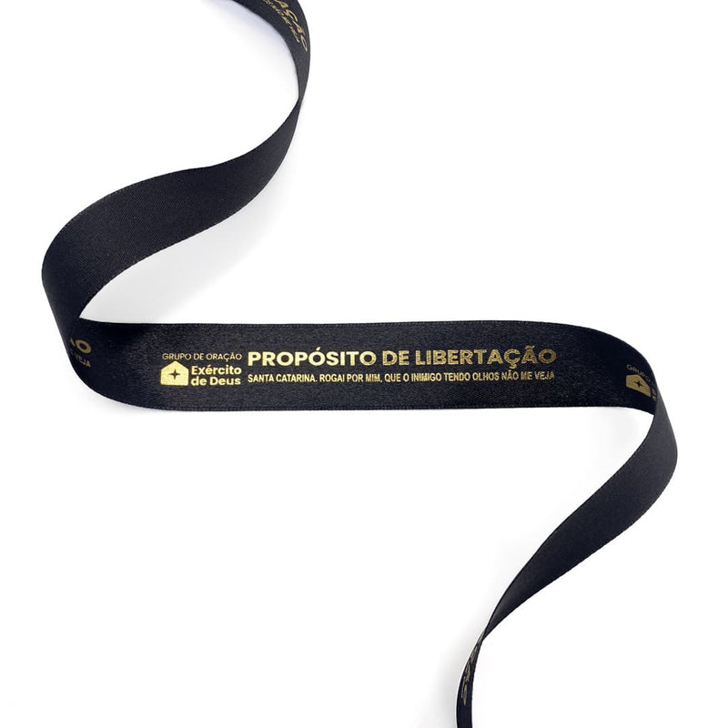 Fita do Propósito Preta | Exército de Deus