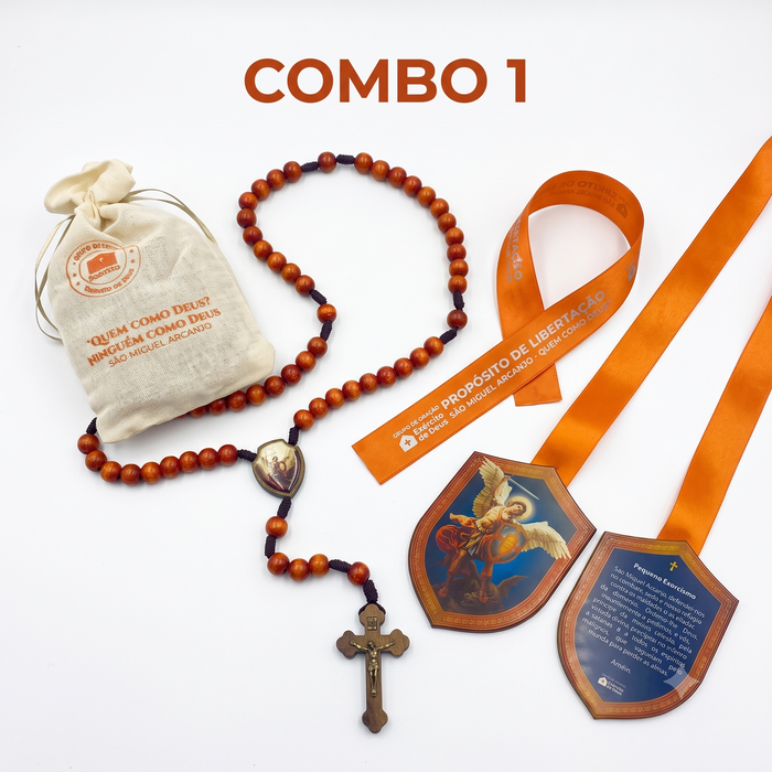 A Oração que Fortalece sua Fé Um combo essencial para quem deseja permanecer firme na oração, renovar seu propósito espiritual e confiar diariamente na poderosa intercessão de São Miguel Arcanjo.